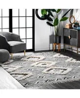 nuLoom Savannah SPMO01A Black 8' x 10' Area Rug