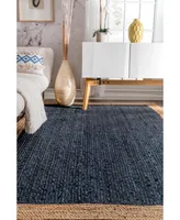 nuLoom Eleonora TAJT09B Blue 8' x 10' Area Rug