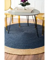 nuLoom Eleonora TAJT09B Blue 8' x 10' Area Rug