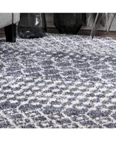 nuLoom Barbara GROC01B Gray 7'10" x 10' Area Rug