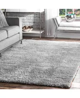 nuLoom Gynel OZAS01B Silver 5'3" x 7'6" Area Rug