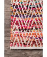 nuLoom Rochell VIAG01A Pink 4' x 6' Area Rug