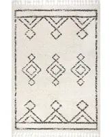 nuLoom Mackie GCDI03A Ivory 8' x 11' Area Rug