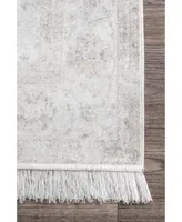 nuLoom Elyse DCRS02A Ivory 4' x 6' Area Rug