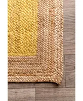 nuLoom Eleonora TAJT09A Yellow 5' x 8' Area Rug