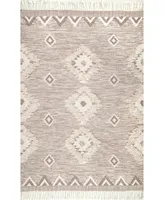 nuLoom Savannah SPMO01B Beige 4' x 6' Area Rug