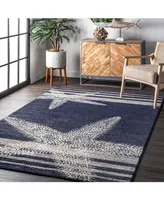 nuLoom Thomas Paul BDTP02B Blue 7'6" x 9'6" Area Rug