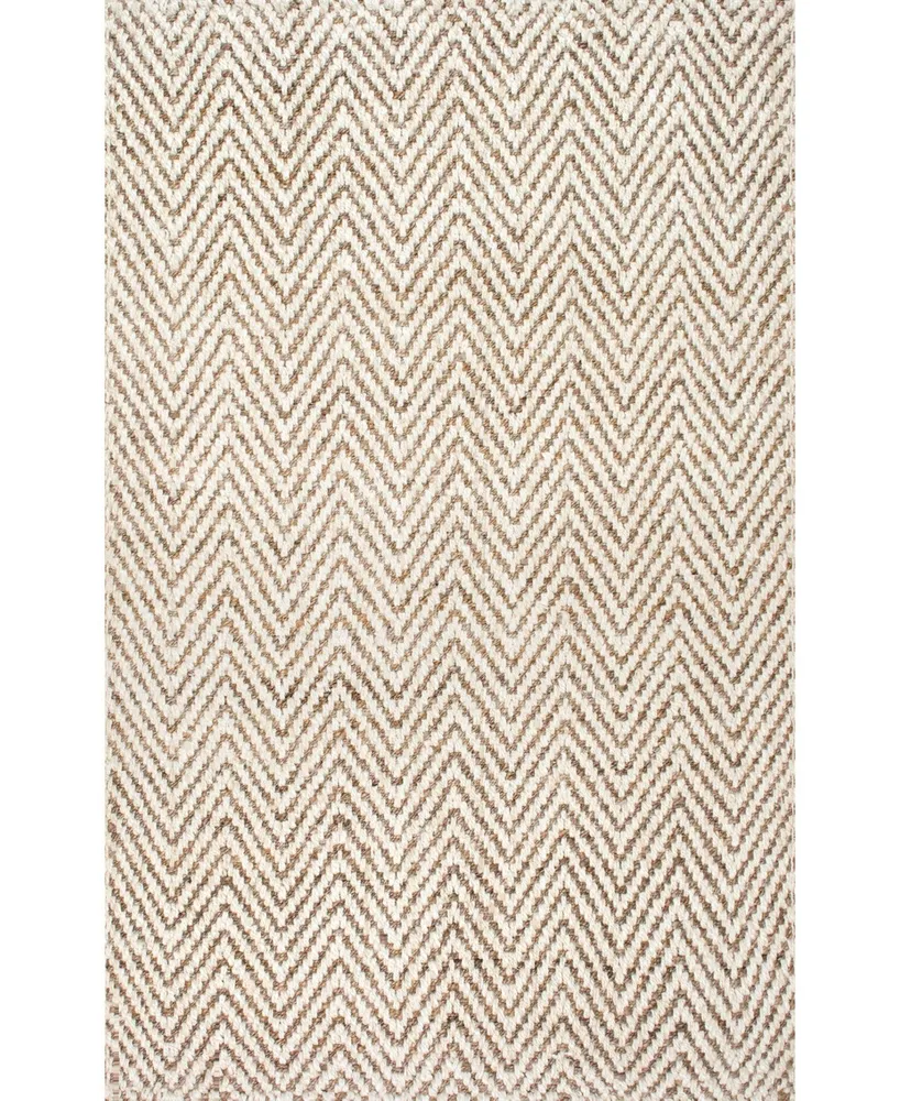 nuLoom Vania CLWA03A Ivory 5' x 8' Area Rug