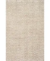 nuLoom Vania CLWA03A Ivory 5' x 8' Area Rug