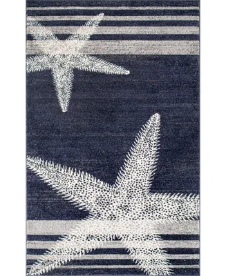 nuLoom Thomas Paul BDTP02B Blue 7'6" x 9'6" Area Rug