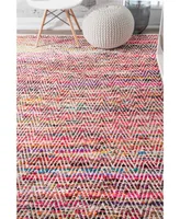 nuLoom Rochell VIAG01A Pink 8'6" x 11'6" Area Rug