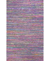 nuLoom Rochell VIAG01B Indigo 2'6" x 8' Runner Rug