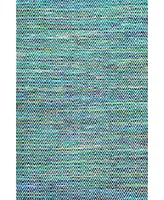 nuLoom Rochell VIAG01C Green 7'6" x 9'6" Area Rug