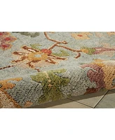 Nourison Home Tahoe TA13 Teal 3'9" x 5'9" Area Rug