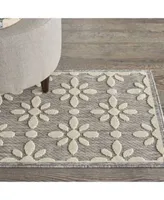 Nourison Home Cozumel Czm03 Gray Rug