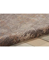 Nourison Home Lucent LCN02 Slate 7'9" x 9'9" Area Rug