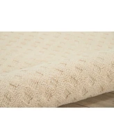Nourison Home Marana MNN01 Ivory 3'9" x 5'9" Area Rug
