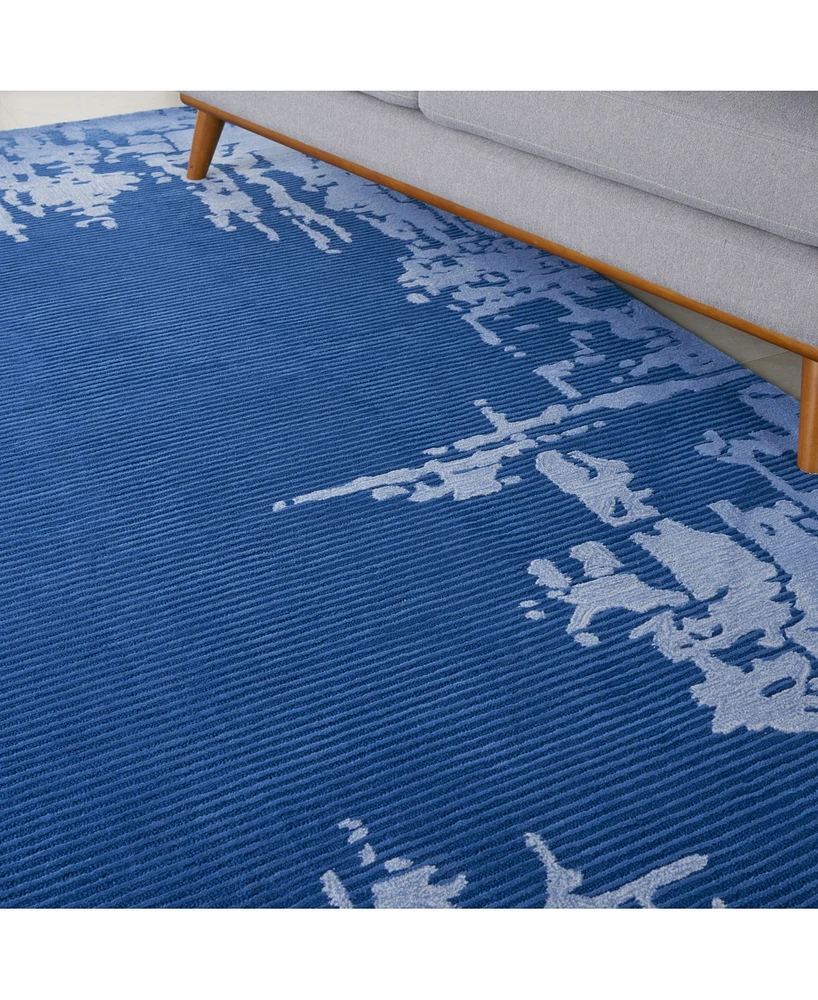 Nourison Home Symmetry SMM02 Navy 8'6" x 11'6" Area Rug