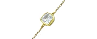 Giani Bernini Cubic Zirconia Bezel Ankle Bracelet, Created for Macy's