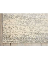 Nourison Home Luminance LUM10 Silver 3'5" x 5'5" Area Rug