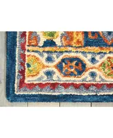 Nourison Home Vivid VIV09 Navy 4' x 6' Area Rug