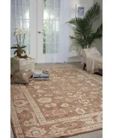 Nourison Home Aldora ALD06 Mocha 7'9" x 9'9" Area Rug