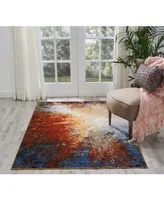 Nourison Home Chroma CRM02 Paprika 4' x 6' Area Rug