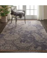 Nourison Home Aldora ALD13 Cobalt 5'6" x 8' Area Rug