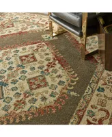 Nourison Home Traditional Antique TRQ03 Brown 8' x 11' Area Rug