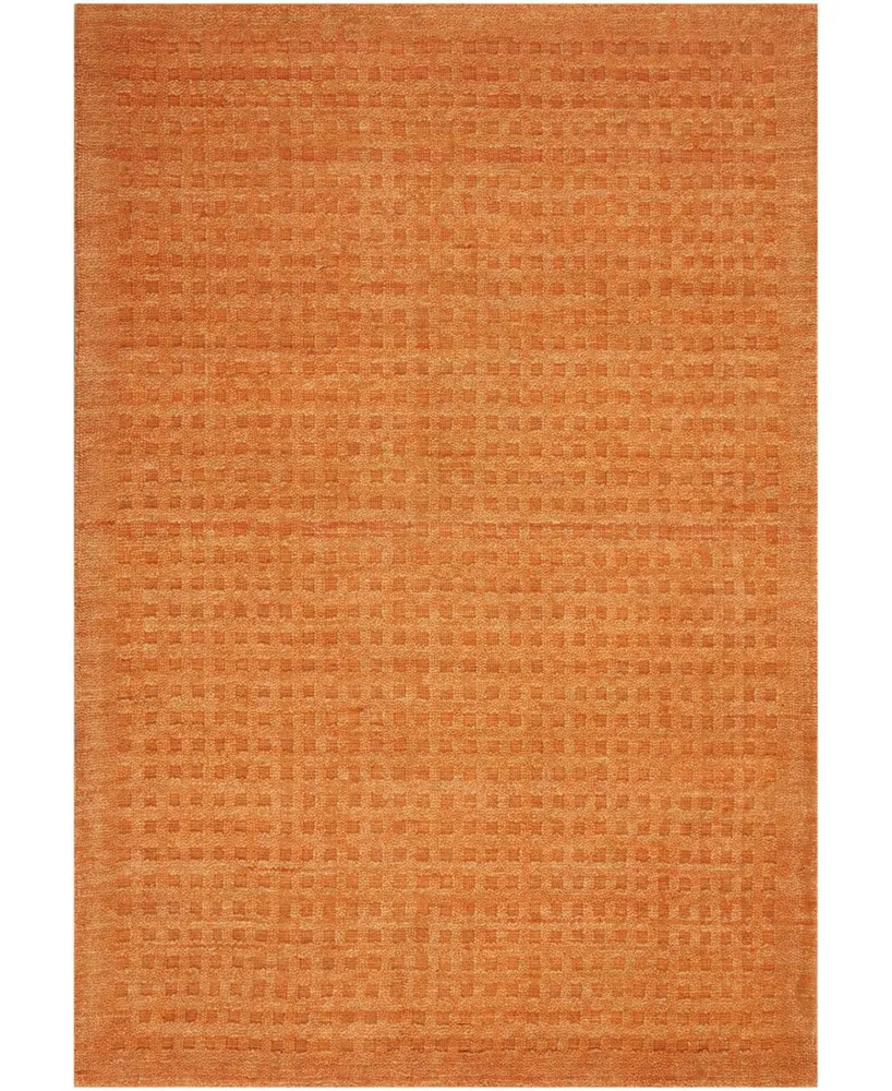 Nourison Home Marana MNN01 Tangerine 6'6" x 9'6" Area Rug