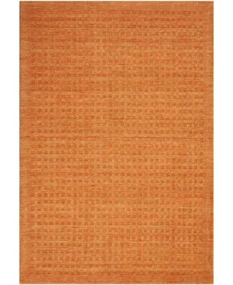 Nourison Home Marana MNN01 Tangerine 6'6" x 9'6" Area Rug