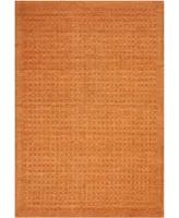 Nourison Home Marana MNN01 Tangerine 6'6" x 9'6" Area Rug