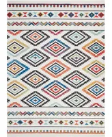 Nourison Home Navajo NAV06 White 7'10" x 10'9" Area Rug