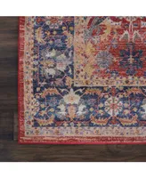 Nourison Home Ankara Global ANR02 Red 4' x 6' Area Rug