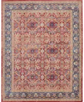 Nourison Home Ankara Global ANR02 Red 7'10" x 9'10" Area Rug