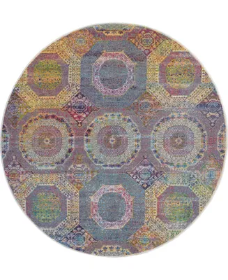 Nourison Home Ankara Global ANR05 Multi 6' Round Rug