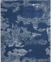 Nourison Home Etchings ETC03 Blue 8' x 10' Area Rug