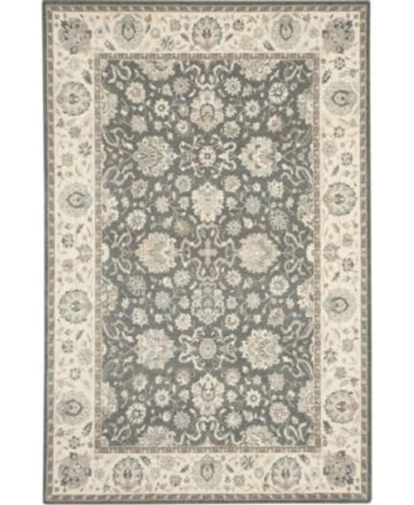 Nourison Home Living Treasures Li16 Gray Ivory Rug