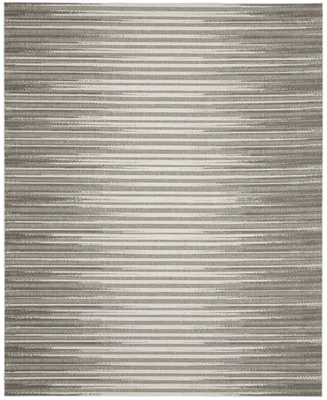 Nourison Home Key Largo KLG01 Silver 8'10" x 11'10" Outdoor Area Rug