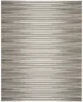 Nourison Home Key Largo KLG01 Silver 8'10" x 11'10" Outdoor Area Rug