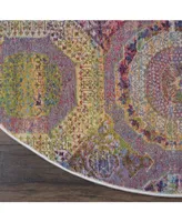 Nourison Home Ankara Global ANR05 Multi 6' Round Rug