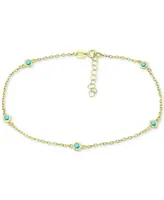 Giani Bernini Multi-Stone Ankle Bracelet (Also Cubic Zirconia), Created for Macy's