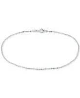 Giani Bernini Dot Dash Link Ankle Bracelet 18k Gold-Plated Sterling Silver & Silver, Created for Macy's