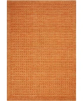 Nourison Home Marana MNN01 Tangerine 3'9" x 5'9" Area Rug