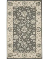 Nourison Home Living Treasures LI16 Gray and Ivory 2'6" x 4'3" Area Rug