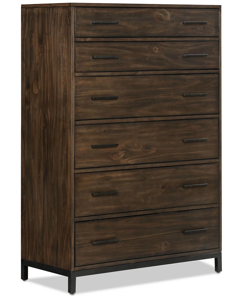 Closeout! Gatlin Six Drawer Chest, Created for Macy's