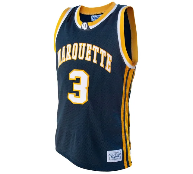 Men's Original Retro Brand Jimmy Butler White Marquette Golden Eagles  Alumni Basketball Jersey