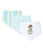 Precious Moments Baby Boys and Girls 3 Piece Bibs Set