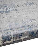 Sunbrella Modern Sm-01 Gray/Mist 4' x 6' Area Rug