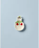 Lenox Hosting The Holidays Snowman Spoon Rest